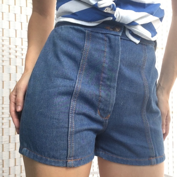 70's jean shorts